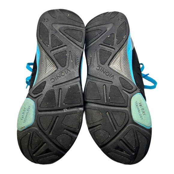 Vionic Venture Black Blue Walking Athletic Sneaker EUC Size 8.5 - Picture 10 of 11